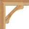 Ekena Millwork Legacy Block Rough Sawn Bracket, Western Red Cedar, 4"W x 22"D x 22"H BKT04X22X22LEC05RWR - alternate 3